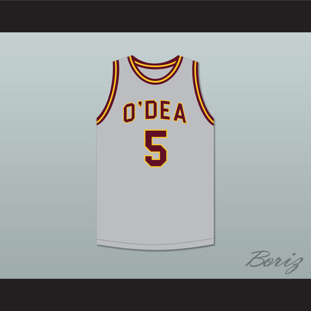 Paolo Banchero 5 O'Dea High School Fighting Irish Light Gray Basketball Jersey 2