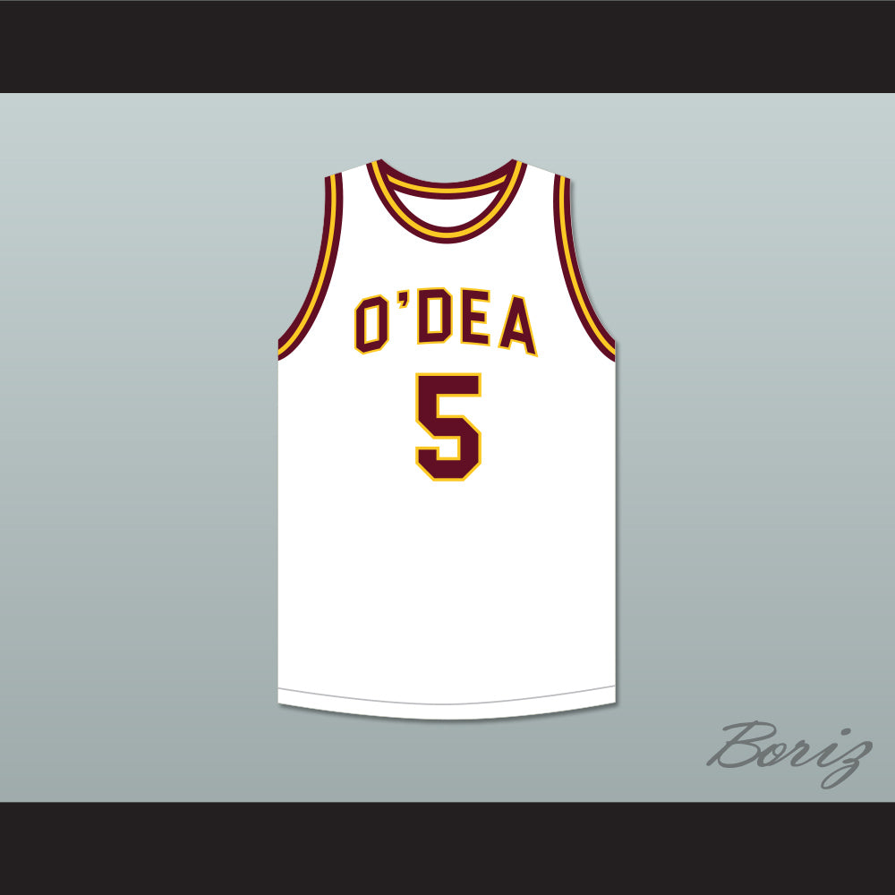 Paolo Banchero 5 O'Dea High School Fighting Irish White Basketball Jersey 1