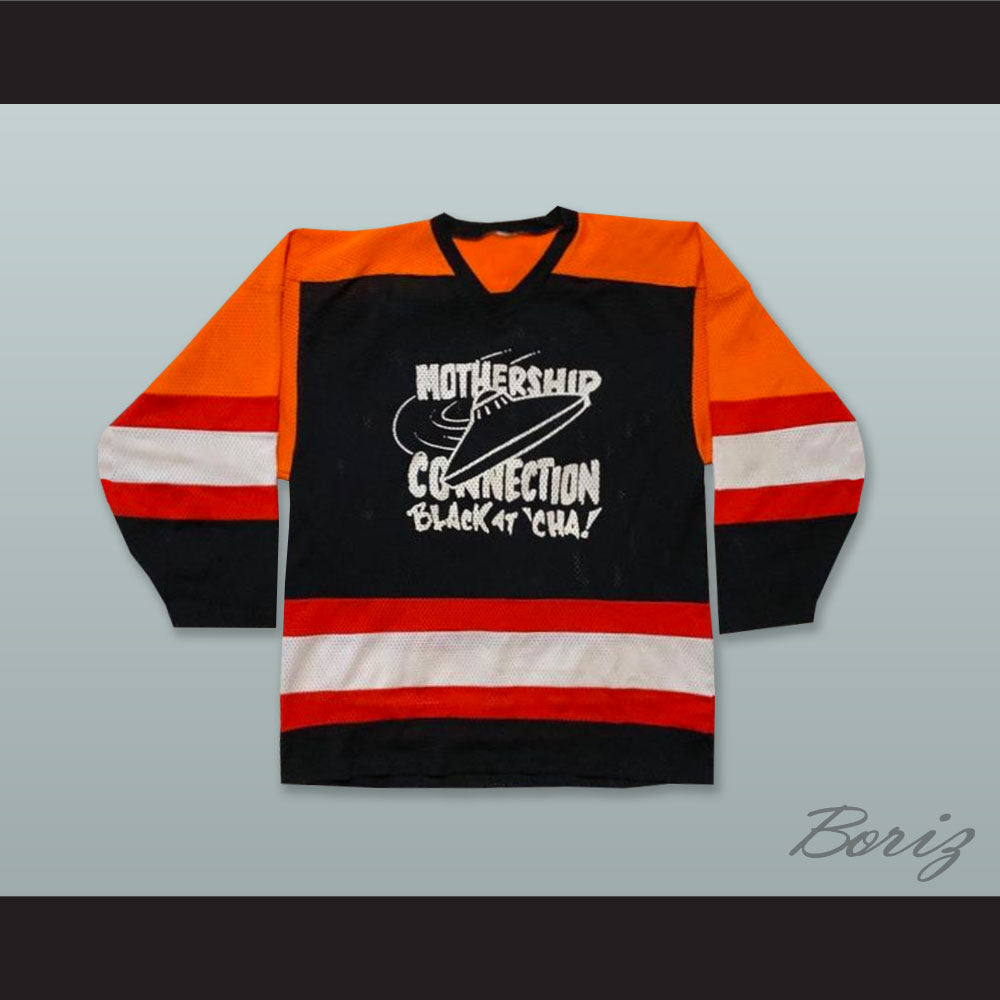 Parliament 95 Mothership Connection Black At Cha Black Hockey Jersey