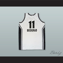 Load image into Gallery viewer, Partizan Belgrade 11 White Basketball Jersey