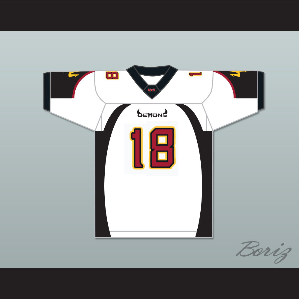 Pat Barnes 18 San Francisco Demons Away Football Jersey