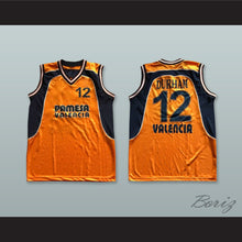 Load image into Gallery viewer, Pat Durham 12 Pamesa Valencia Orange Basketball Jersey