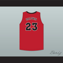 Load image into Gallery viewer, Patrick Baldwin Jr 23 Sussex Hamilton High School Chargers Red Basketball Jersey 2