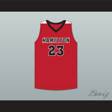 Load image into Gallery viewer, Patrick Baldwin Jr 23 Sussex Hamilton High School Chargers Red Basketball Jersey 1