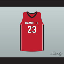 Load image into Gallery viewer, Patrick Baldwin Jr 23 Sussex Hamilton High School Chargers Red Basketball Jersey 3