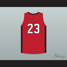 Load image into Gallery viewer, Patrick Baldwin Jr 23 Sussex Hamilton High School Chargers Red Basketball Jersey 3