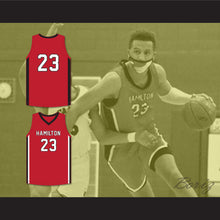 Load image into Gallery viewer, Patrick Baldwin Jr 23 Sussex Hamilton High School Chargers Red Basketball Jersey 3