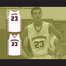 Load image into Gallery viewer, Patrick Baldwin Jr 23 Sussex Hamilton High School Chargers White Basketball Jersey 2