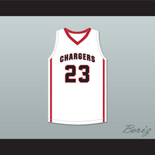Load image into Gallery viewer, Patrick Baldwin Jr 23 Sussex Hamilton High School Chargers White Basketball Jersey 1