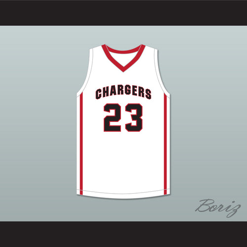 Patrick Baldwin Jr 23 Sussex Hamilton High School Chargers White Basketball Jersey 1