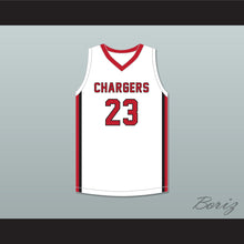 Load image into Gallery viewer, Patrick Baldwin Jr 23 Sussex Hamilton High School Chargers White Basketball Jersey 4
