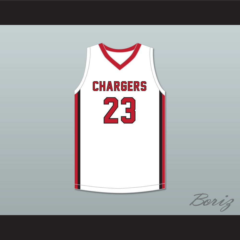 Patrick Baldwin Jr 23 Sussex Hamilton High School Chargers White Basketball Jersey 4