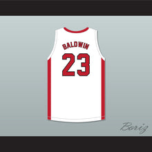 Load image into Gallery viewer, Patrick Baldwin Jr 23 Sussex Hamilton High School Chargers White Basketball Jersey 4