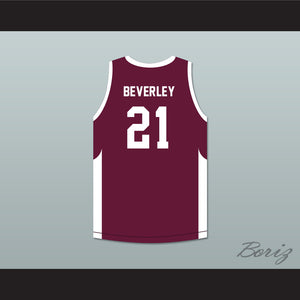 Patrick Beverley 21 John Marshall Metropolitan High School Commandos Maroon Basketball Jersey