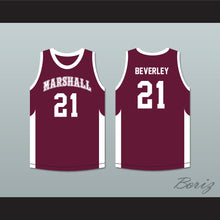 Load image into Gallery viewer, Patrick Beverley 21 John Marshall Metropolitan High School Commandos Maroon Basketball Jersey