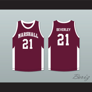 Patrick Beverley 21 John Marshall Metropolitan High School Commandos Maroon Basketball Jersey