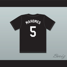 Load image into Gallery viewer, Patrick Mahomes 5 Whitehouse High School Wildcats Black Baseball Jersey 2