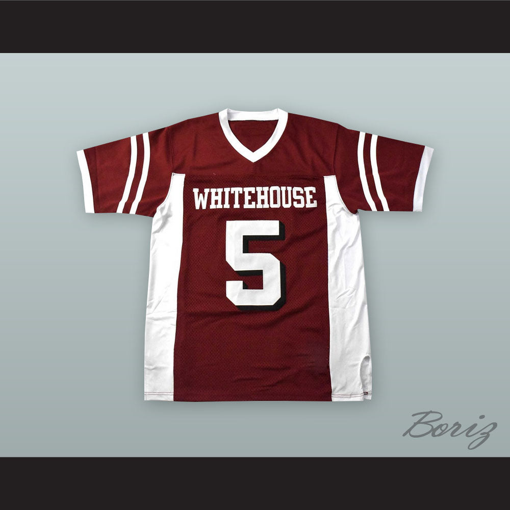 Patrick Mahomes 5 Whitehouse High School Wildcats Maroon Alternate Football Jersey