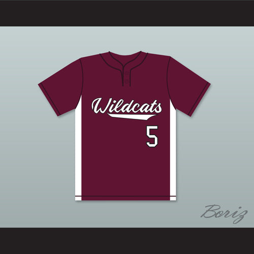 Patrick Mahomes 5 Whitehouse High School Wildcats Maroon Baseball Jersey 2