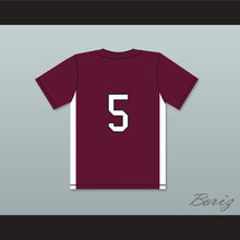 Load image into Gallery viewer, Patrick Mahomes 5 Whitehouse High School Wildcats Maroon Baseball Jersey 1