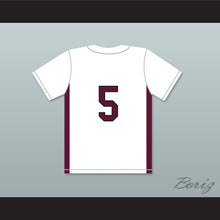 Load image into Gallery viewer, Patrick Mahomes 5 Whitehouse High School Wildcats White Baseball Jersey 1