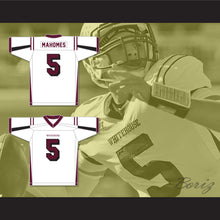 Load image into Gallery viewer, Patrick Mahomes 5 Whitehouse High School White Football Jersey