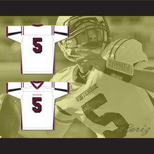 Load image into Gallery viewer, Patrick Mahomes 5 Whitehouse High School Wildcats White Football Jersey