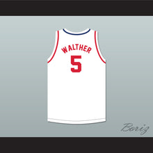 Load image into Gallery viewer, Paul Walther 5 Indianapolis Olympians White Basketball Jersey