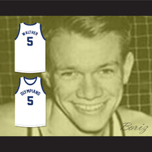 Load image into Gallery viewer, Paul Walther 5 Indianapolis Olympians Retro White Basketball Jersey