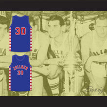 Load image into Gallery viewer, Paul Birch 30 Fort Wayne Zollner Pistons Blue Basketball Jersey