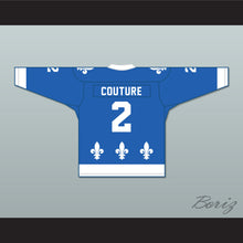 Load image into Gallery viewer, Paul Couture 2 Le National de Québec Blue Hockey Jersey- Lance et compte (He Shoots, He Scores)