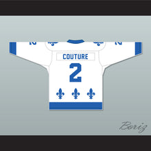 Load image into Gallery viewer, Paul Couture 2 Le National de Québec White Hockey Jersey- Lance et compte (He Shoots, He Scores)