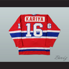 Load image into Gallery viewer, Paul Kariya 16 Penticton Panthers Red Hockey Jersey