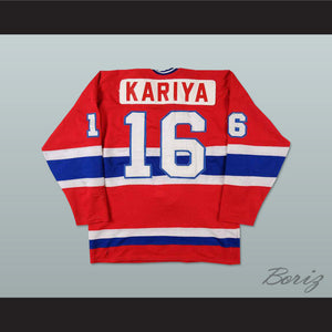 Paul Kariya 16 Penticton Panthers Red Hockey Jersey