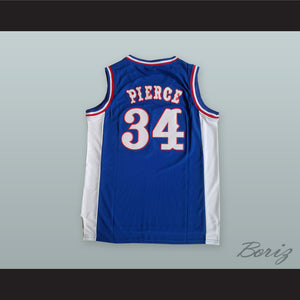 Paul Pierce 34 Kansas Blue Basketball Jersey