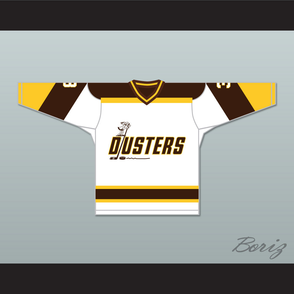 Paul Stewart 3 Binghamton Broome Dusters White Hockey Jersey 3