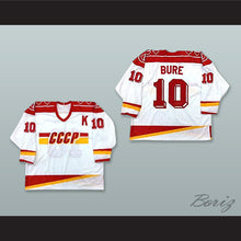 Load image into Gallery viewer, Pavel Bure 10 USSR CCCP White Hockey Jersey