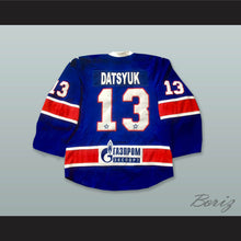 Load image into Gallery viewer, Pavel Datsyuk 13 SKA St. Petersburg Blue Hockey Jersey