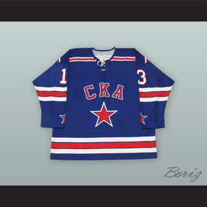 Pavel Datsyuk 13 SKA Saint Petersburg Blue Hockey Jersey