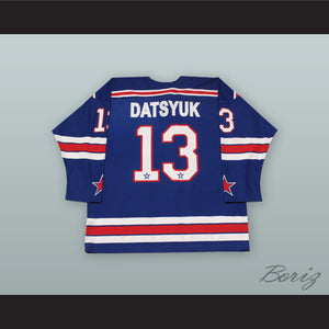 Pavel Datsyuk 13 SKA Saint Petersburg Blue Hockey Jersey