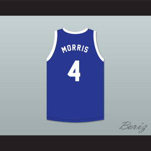 Pee Wee Morris 4 Angel Beach Gators Blue Basketball Jersey Porky's Revenge