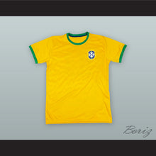 Load image into Gallery viewer, Pele 10 Brazil Yellow Soccer Jersey