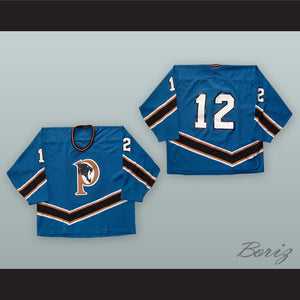 Penticton Panthers 12 Blue Hockey Jersey