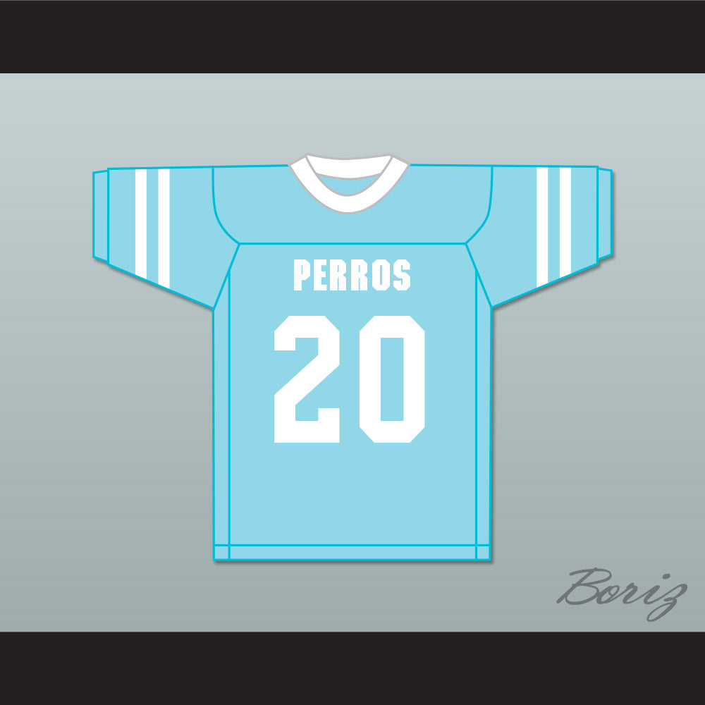 Perrito 20 Santa Martha Perros (Dogs) Light Blue Football Jersey The 4th Company