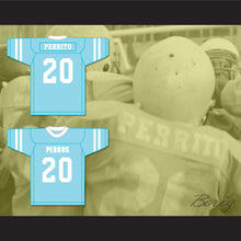 Load image into Gallery viewer, Perrito 20 Santa Martha Perros (Dogs) Light Blue Football Jersey The 4th Company