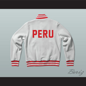 Peru Varsity Letterman Jacket-Style Sweatshirt