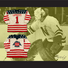Load image into Gallery viewer, Pete Lopresti 1 Team Usa Canada Cup Hockey Jersey