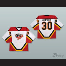 Load image into Gallery viewer, Peter Hamerlik 30 Cincinnati Cyclones White Hockey Jersey
