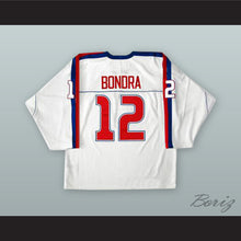 Load image into Gallery viewer, Peter Bondra 12 Slovakia National Team White Hockey Jersey