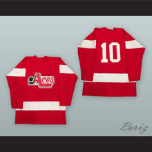Load image into Gallery viewer, Peter Jack 10 Hampton Aces Red Hockey Jersey